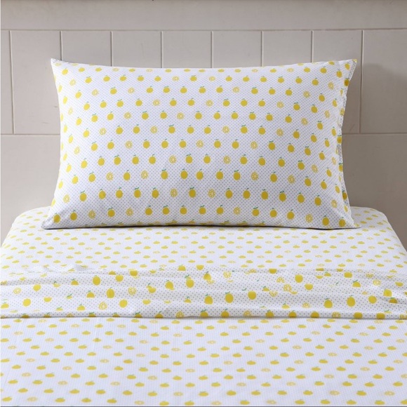Poppy and Fritz Lemon sheet set -Queen NEW - Picture 3 of 10